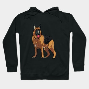 German Shepherd Alsatian Hoodie